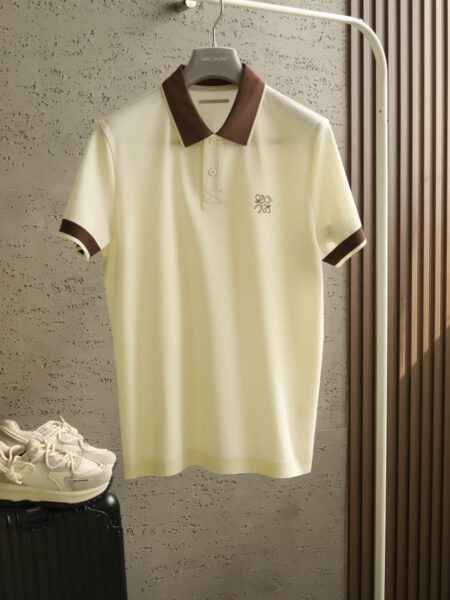 [로에베] 애너그램 콘트라스트 칼라 폴로 셔츠(2 COLORS)