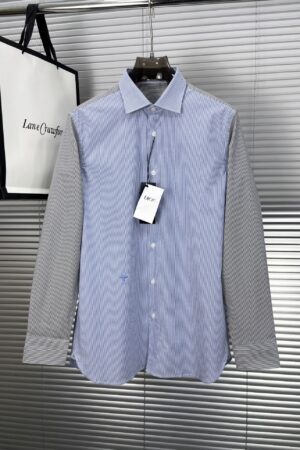 [디올] 꿀벌 자수 스트라이프 셔츠 (2 COLOR)