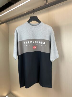 [발렌시아가] 컬러 블록 티셔츠 (2 COLORS)