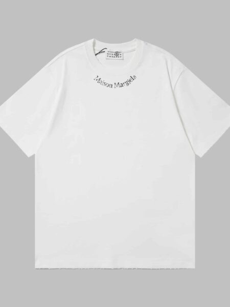 [메종 마르지엘라]  면 반팔 티셔츠 ( 2 COLORS)