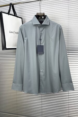 [루이비통] 로고 자수 클래식 긴팔 셔츠 (3 COLORS)