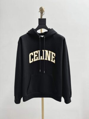 [셀린느] 코튼 플리스 루즈 후드티