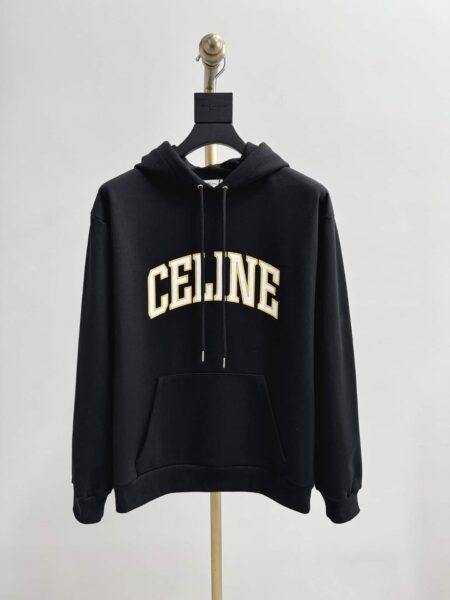 [셀린느] 코튼 플리스 루즈 후드티