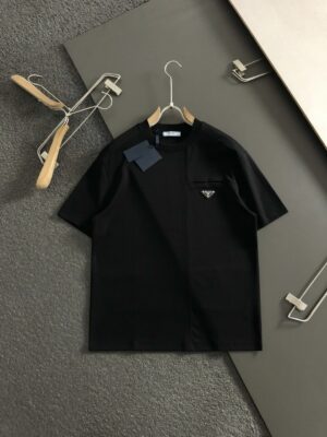 [프라다] 리나일론 &저지 티셔츠 (2 COLORS)