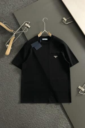 [프라다] 리나일론 &저지 티셔츠 (2 COLORS)