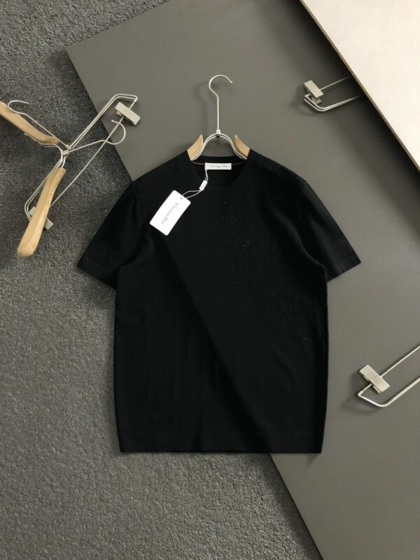 [디올] 오블리크 비즈 장식 반팔 티셔츠