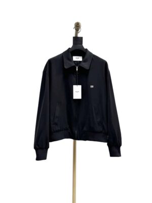 [셀린느] 레이온 트윌 트리옹프 블루종 자켓