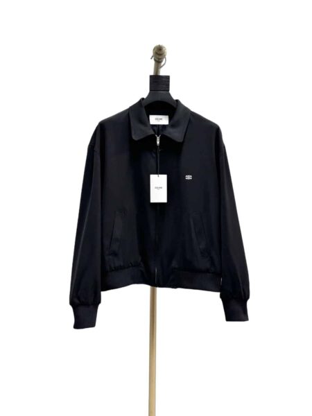 [셀린느] 레이온 트윌 트리옹프 블루종 자켓