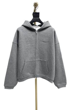 [알렉산더왕] 로고 지퍼 후드티