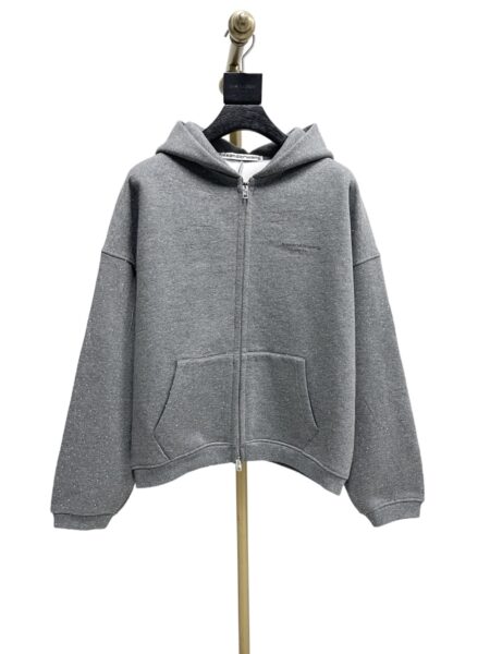 [알렉산더왕] 로고 지퍼 후드티