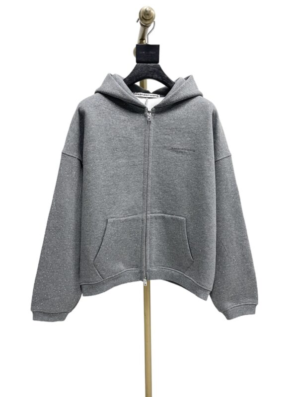 [알렉산더왕] 로고 지퍼 후드티