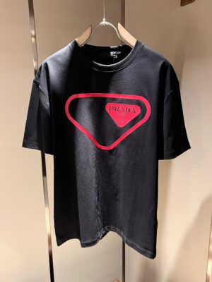 [프라다] 로고 프린트 반팔 티셔츠 ( 2 COLORS)