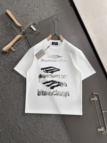 [발렌시아가] 프린트 반팔 티셔츠 ( 2 COLORS)