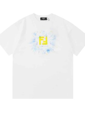 [펜디] FF 로고 페인트 스프레이 티셔츠 ( 2 COLORS)