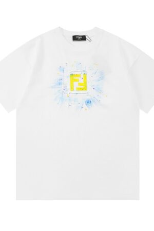 [펜디] FF 로고 페인트 스프레이 티셔츠 ( 2 COLORS)