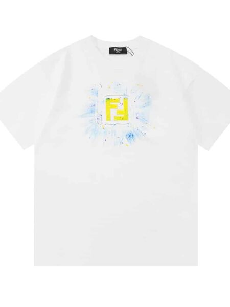 [펜디] FF 로고 페인트 스프레이 티셔츠 ( 2 COLORS)