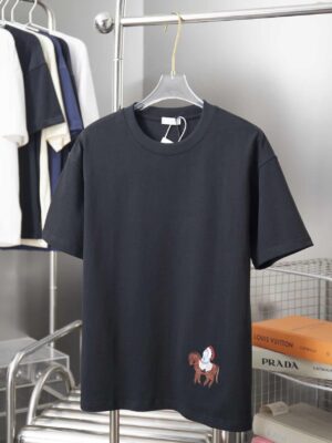 [디올] 호스 자수 티셔츠 ( 2 COLORS)