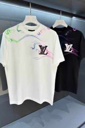 [루이비통] 2026 SS 자수 그래픽 티셔츠 (2 COLORS)
