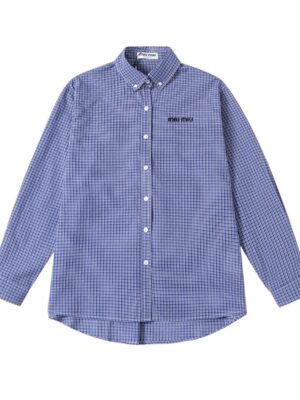 [미우미우] 체크 셔츠 MK1842