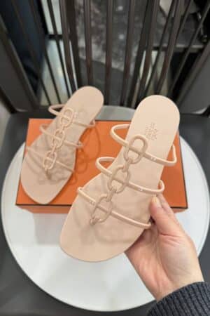 [에르메스] 체인 플립플랍(쪼리)(5 COLOR(