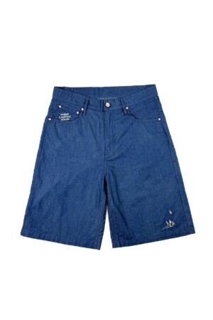 [루이비통] 자수 장식 샴브레이 반바지