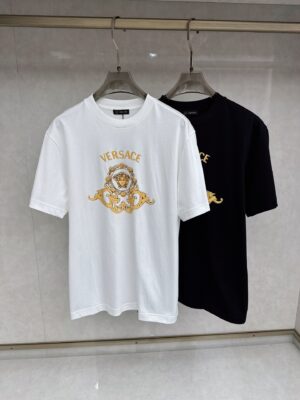 [베르사체] 홀 오브 스태추 메두사 로고 반팔 티셔츠(2 COLORS)