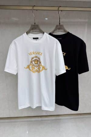 [베르사체] 홀 오브 스태추 메두사 로고 반팔 티셔츠(2 COLORS)