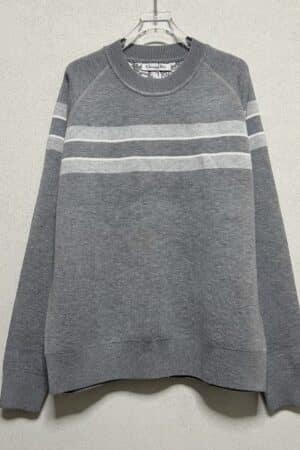 [디올] 리버서블 오블리크 크루넥 캐시미어 니트 (2 COLORS)