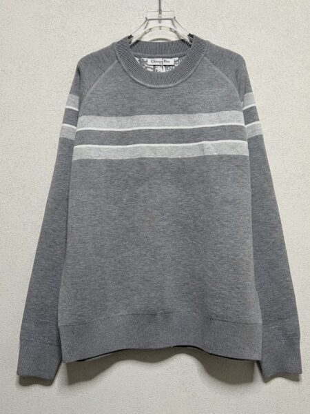 [디올] 리버서블 오블리크 크루넥 캐시미어 니트 (2 COLORS)