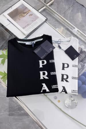 [프라다] 아크로님 코튼 티셔츠 (2 COLORS)