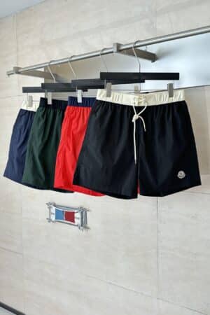 [몽클레어] 남성 나일론 대비 밴드 수영 반바지 (4 COLORS)