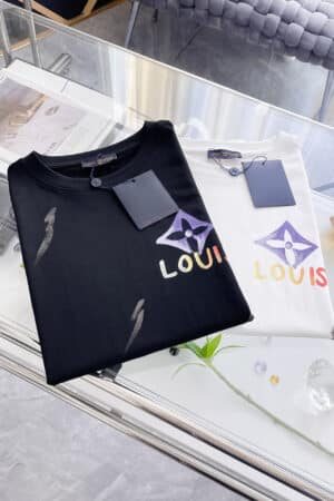 [루이비통] 브러시 스트로크 모노그램 플라워 티셔츠 (2 COLORS)