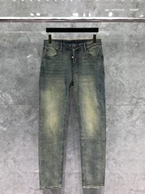 [톰브라운] 워싱 데님 팬츠