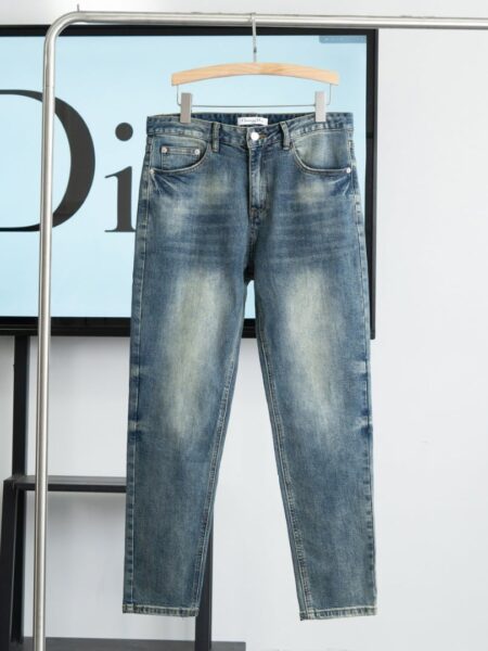 [디올] 자수 데님 팬츠