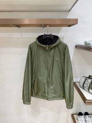 [프라다] 리나일론 리버서블 후드 자켓 (2 COLORS)