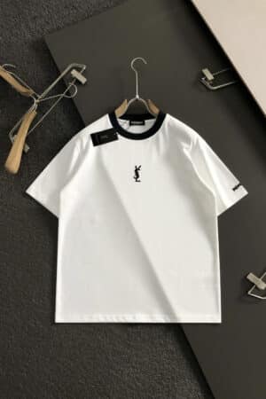 [생로랑] 카산드르 링거 코튼 저지 티셔츠