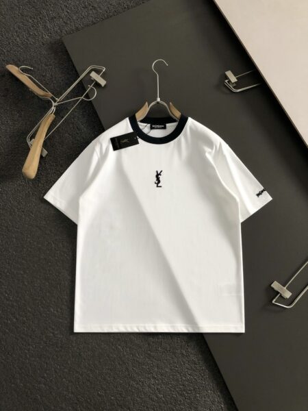 [생로랑] 카산드르 링거 코튼 저지 티셔츠