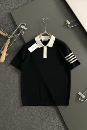 [톰브라운] 4-바 니트 폴로 셔츠