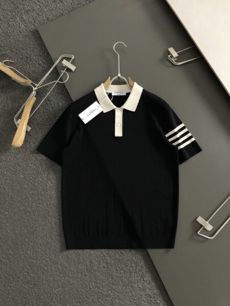 [톰브라운] 4-바 니트 폴로 셔츠