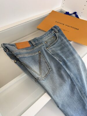 [루이비통] 다미에 패널 데님 팬츠