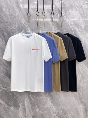 [프라다] 리네아 로사 코튼 티셔츠 (5 COLORS)