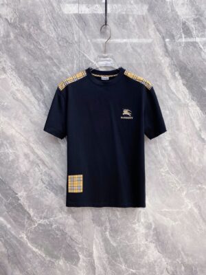 [버버리] 패치워크 체크 코튼 티셔츠 (2 COLORS)