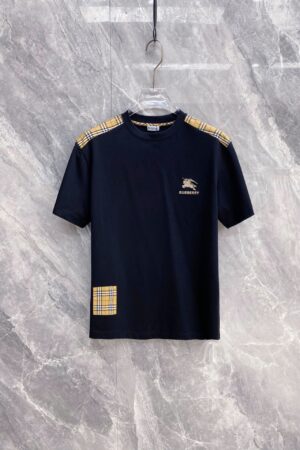 [버버리] 패치워크 체크 코튼 티셔츠 (2 COLORS)