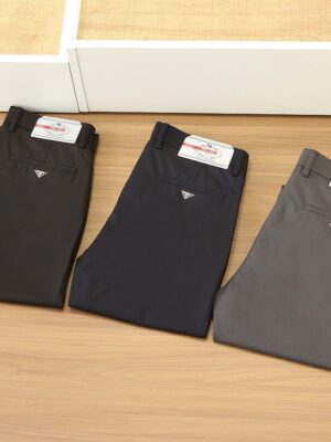 [프라다] 슬림핏 울 및 가바딘 트라우저 (3 COLORS)