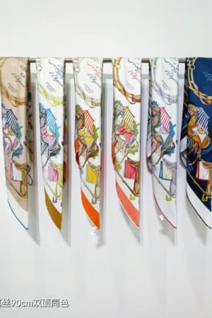 [에르메스] 까레 70 말 장비와 우아함 스카프 (6 COLORS)