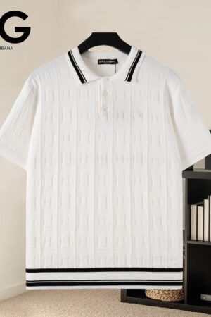 [돌체앤가바나] DG 로고 자카드 폴로 셔츠 ( 2 COLORS)