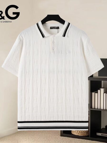 [돌체앤가바나] DG 로고 자카드 폴로 셔츠 ( 2 COLORS)