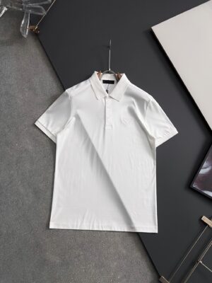 [프라다] 로고 자수 코튼 피케 폴로 셔츠 (3 COLORS)