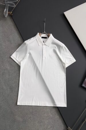 [프라다] 로고 자수 코튼 피케 폴로 셔츠 (3 COLORS)