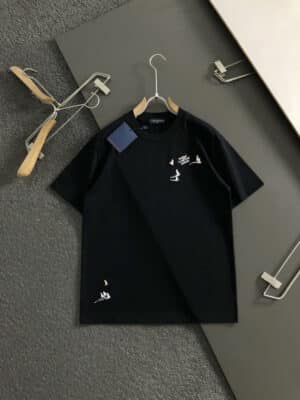 [루이비통] 세일보트 자수 코튼 티셔츠